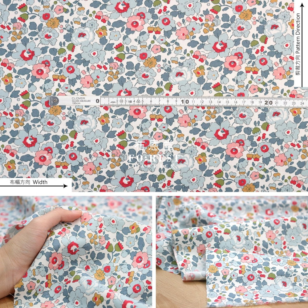 Liberty Of London (Lantana Fabric) - Besty Blue Lantana