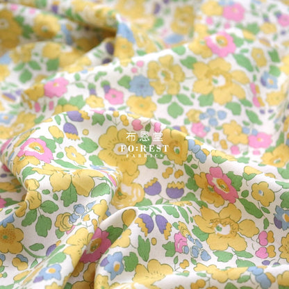 Liberty Of London (Organic Fabric) - Betsy Yw Organic Cotton Tana Lawn