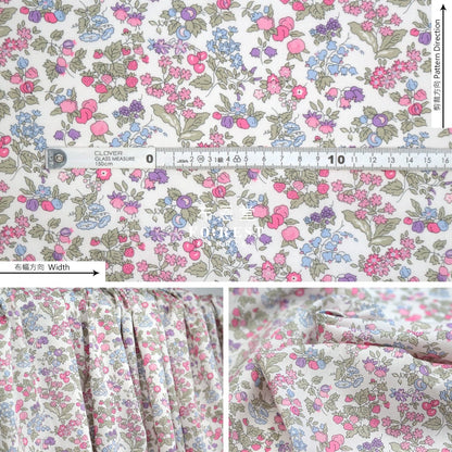 Liberty Of London (Organic Fabric) - Nancy Ann Flowers Organic Cotton Tana Lawn