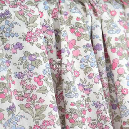 Liberty Of London (Organic Fabric) - Nancy Ann Flowers Organic Cotton Tana Lawn
