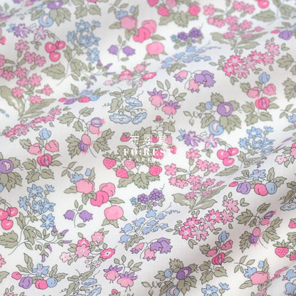 Liberty Of London (Organic Fabric) - Nancy Ann Flowers Organic Cotton Tana Lawn