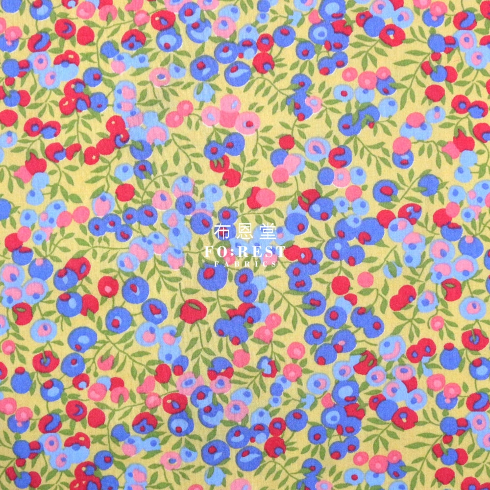 Liberty Of London (Organic Fabric) - Wiltshire Yellow Organic Cotton Tana Lawn