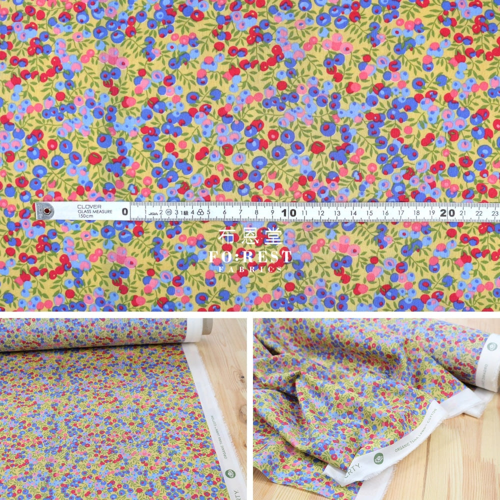 Liberty Of London (Organic Fabric) - Wiltshire Yellow Organic Cotton Tana Lawn