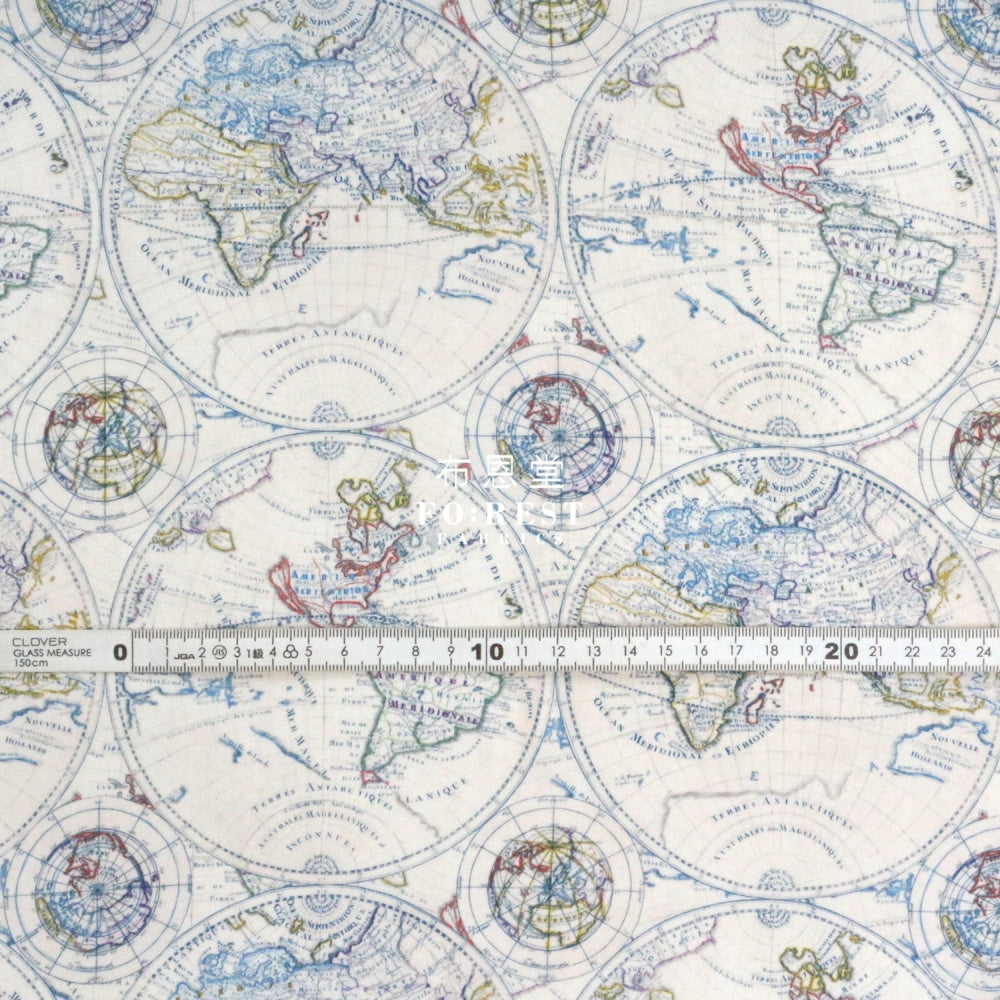Liberty Of London (Silk Crepe De Chine) - Around The World Fabric Silk Chine