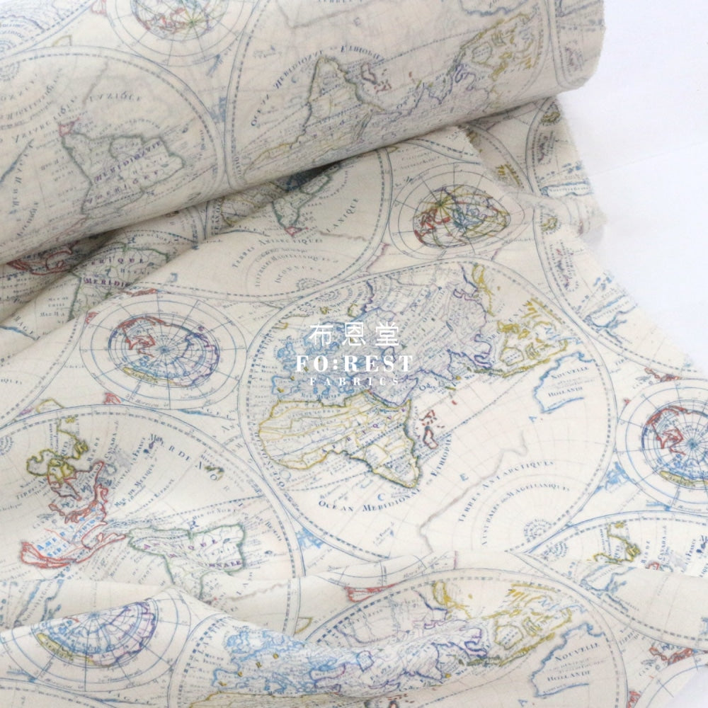 Liberty Of London (Silk Crepe De Chine) - Around The World Fabric Silk Chine