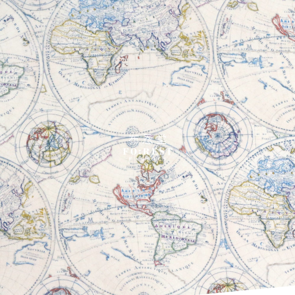Liberty Of London (Silk Crepe De Chine) - Around The World Fabric Silk Chine