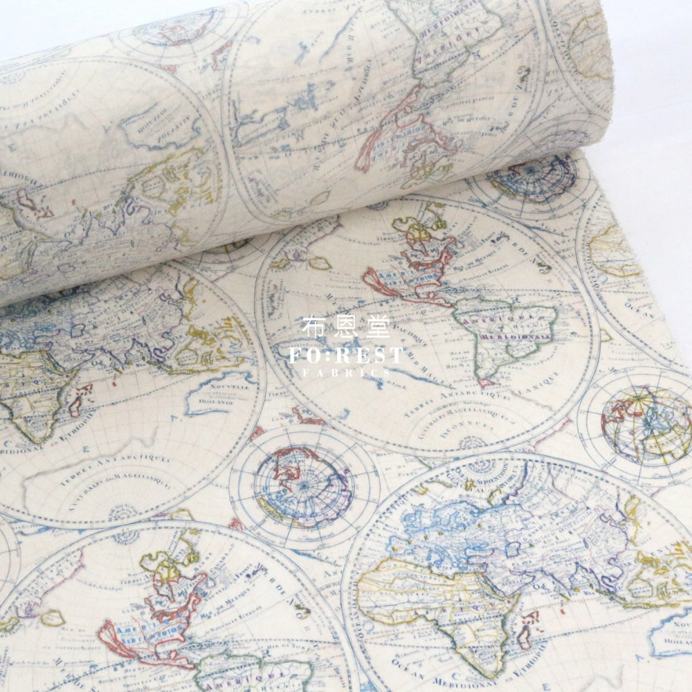 Liberty Of London (Silk Crepe De Chine) - Around The World Fabric Silk Chine