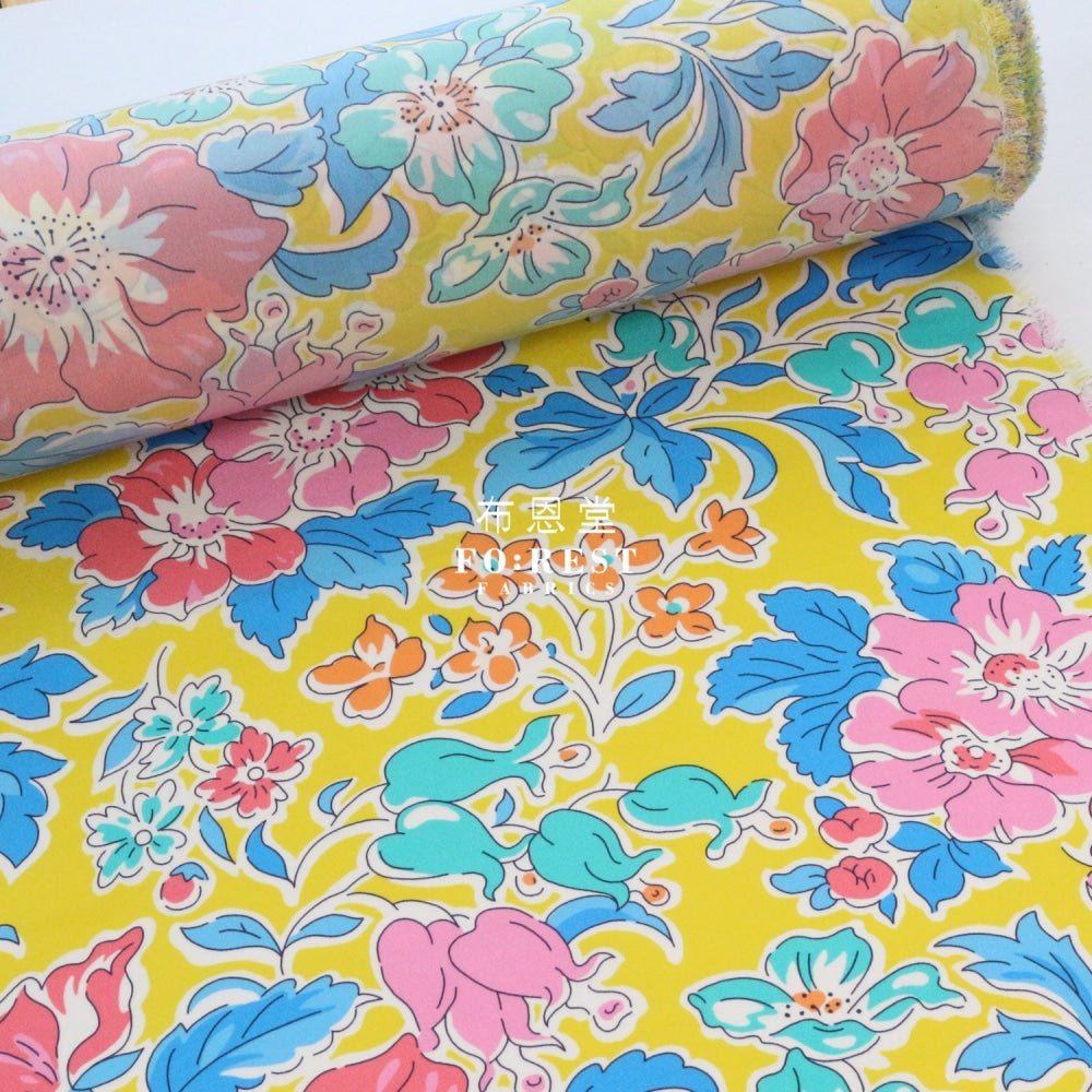 Liberty of London (Silk Crepe de Chine) - Clare ricco fabric - FO:REST Fabric 布恩堂Liberty fabrictana lawnjapanese fabricykk zipper