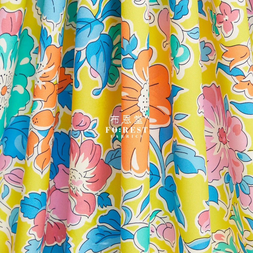 Liberty of London (Silk Crepe de Chine) - Clare ricco fabric - FO:REST Fabric 布恩堂Liberty fabrictana lawnjapanese fabricykk zipper