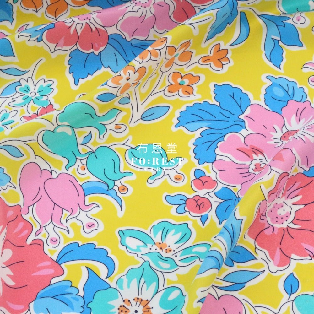 Liberty of London (Silk Crepe de Chine) - Clare ricco fabric - FO:REST Fabric 布恩堂Liberty fabrictana lawnjapanese fabricykk zipper