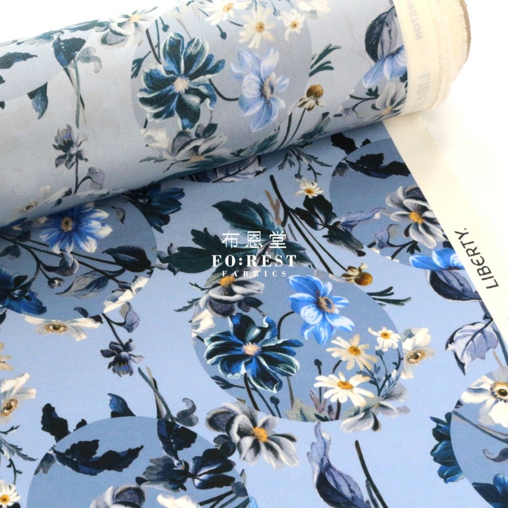 Liberty of London (Silk Crepe de Chine) - Covington fabric - FO:REST Fabric 布恩堂Liberty fabrictana lawnjapanese fabricykk zipper