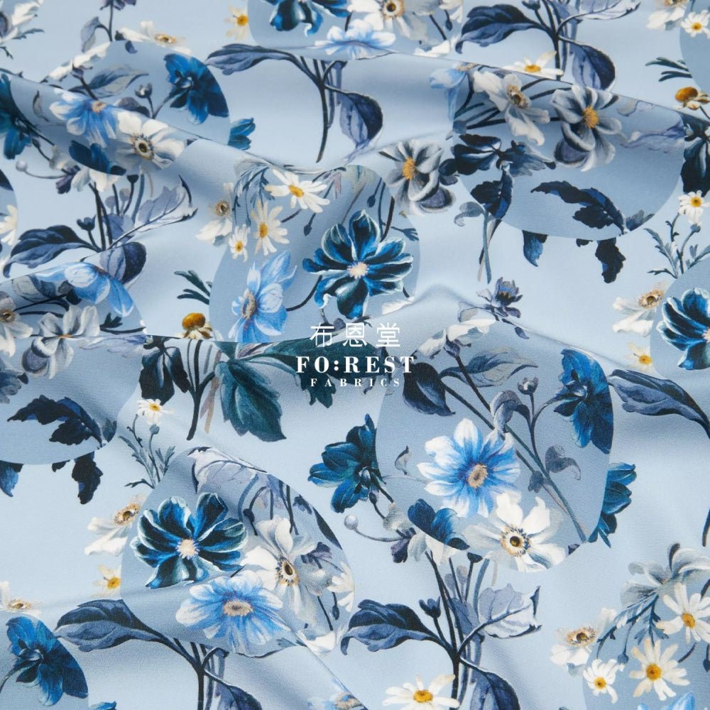 Liberty of London (Silk Crepe de Chine) - Covington fabric - FO:REST Fabric 布恩堂Liberty fabrictana lawnjapanese fabricykk zipper