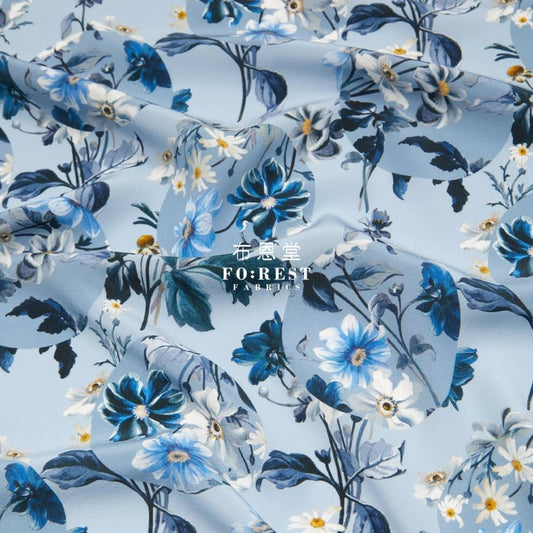 Liberty of London (Silk Crepe de Chine) - Covington fabric - FO:REST Fabric 布恩堂Liberty fabrictana lawnjapanese fabricykk zipper