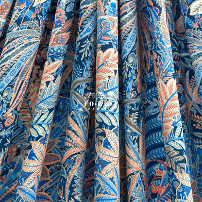 Liberty Of London (Silk Satin) - Adelphi Voyage Fabric Silk Satin