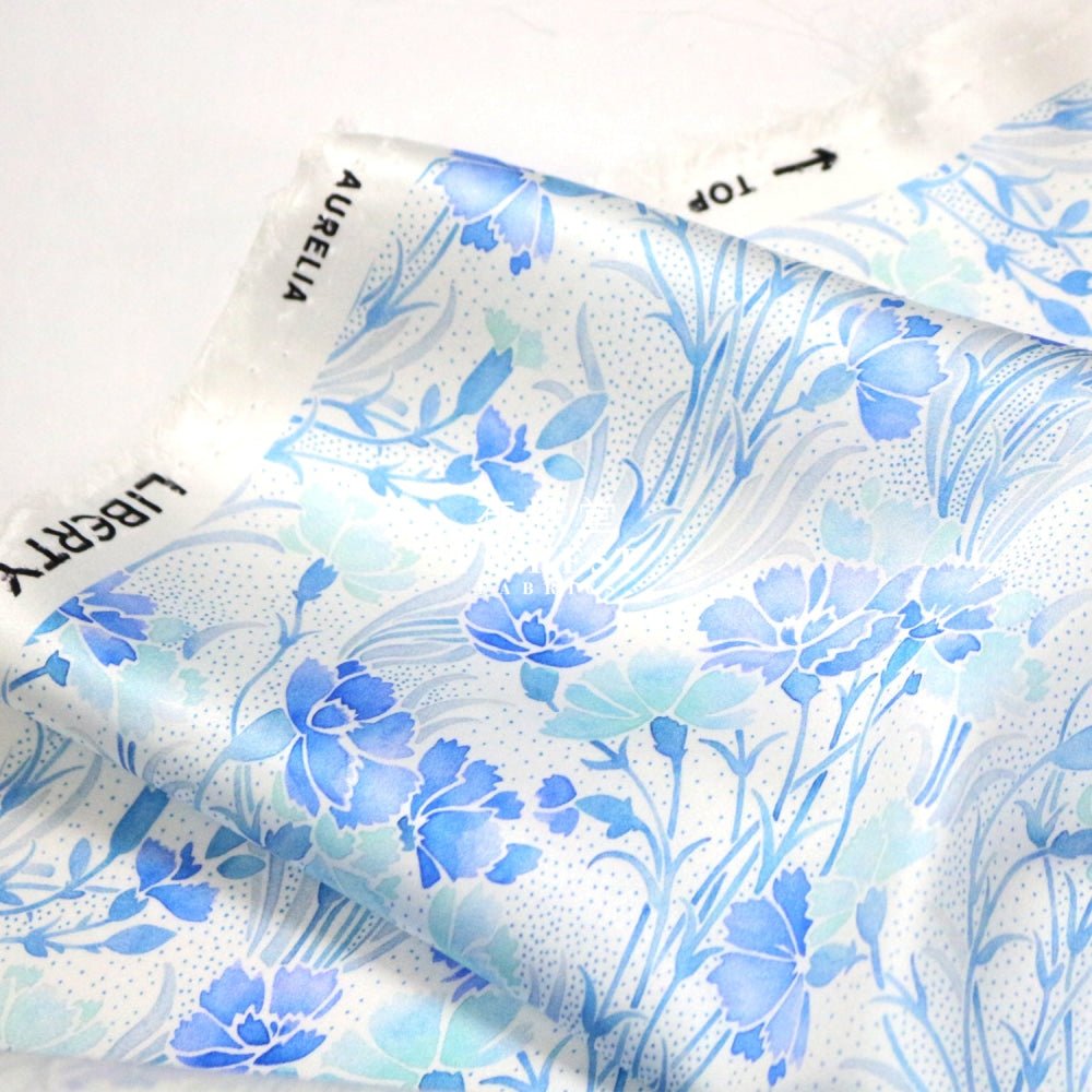 Liberty of London (Silk Satin) - Aurelia fabric - FO:REST Fabric 布恩堂Liberty fabrictana lawnjapanese fabricykk zipper