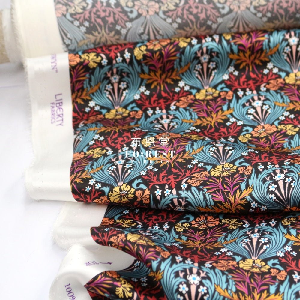 Liberty of London (Silk Satin) - Bronwyn fabric - FO:REST Fabric 布恩堂Liberty fabrictana lawnjapanese fabricykk zipper
