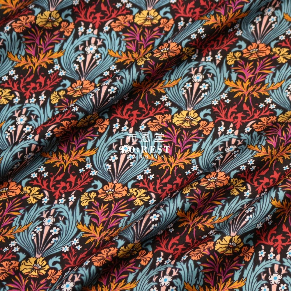 Liberty of London (Silk Satin) - Bronwyn fabric - FO:REST Fabric 布恩堂Liberty fabrictana lawnjapanese fabricykk zipper