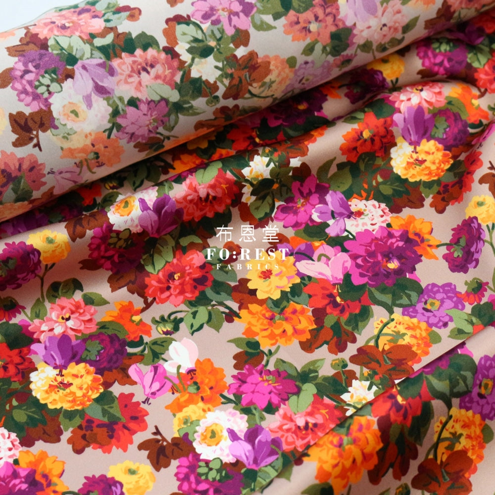 Liberty Of London (Silk Satin) - Chatsworth Bloom Silk Satin