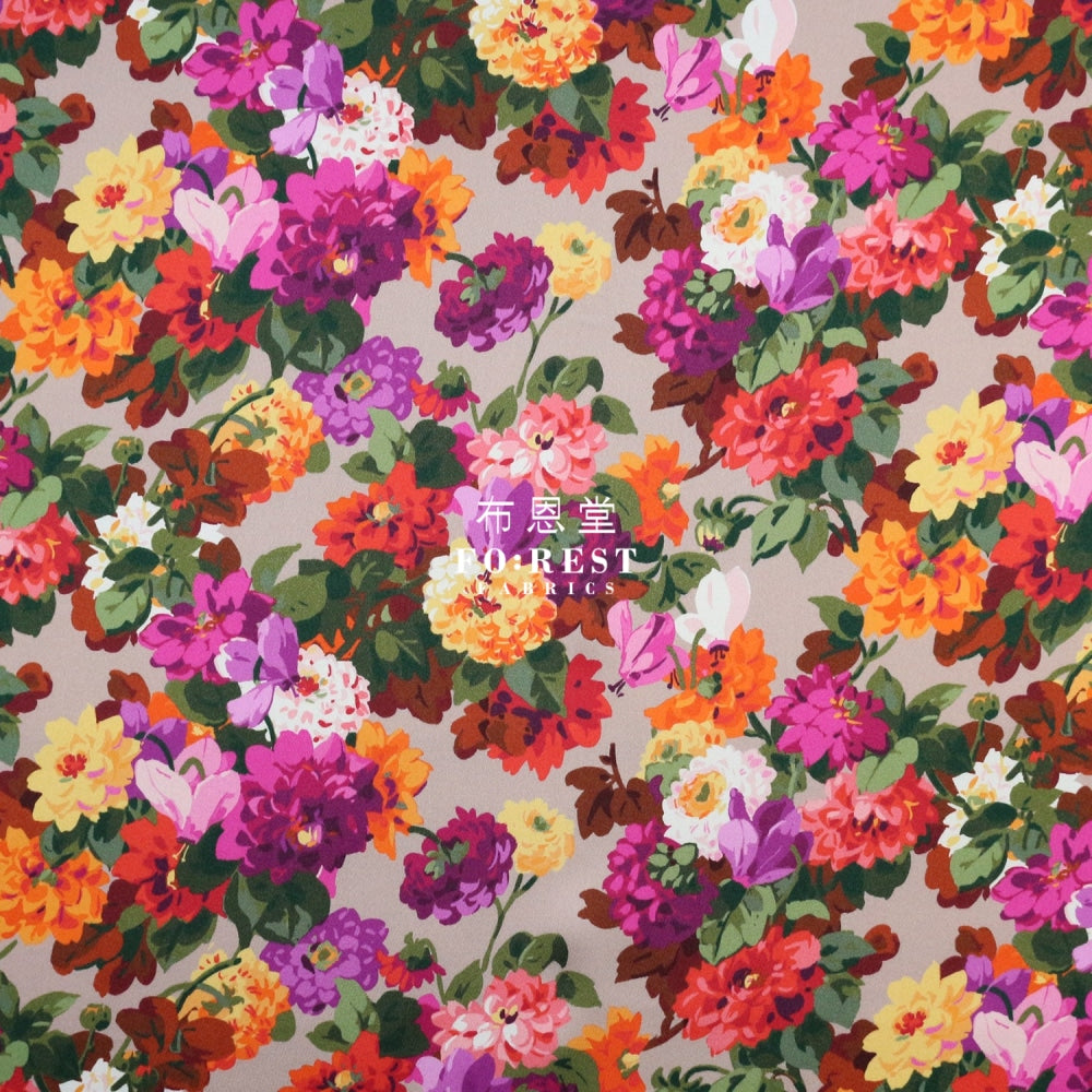 Liberty Of London (Silk Satin) - Chatsworth Bloom Silk Satin