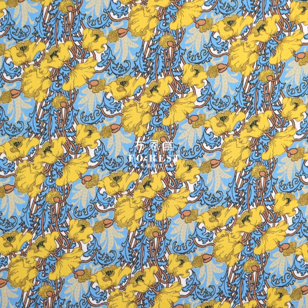 Liberty Of London (Silk Satin) - Clementina Fabric Silk Satin