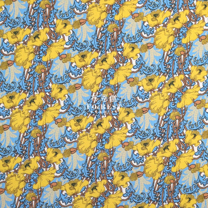 Liberty Of London (Silk Satin) - Clementina Fabric Silk Satin