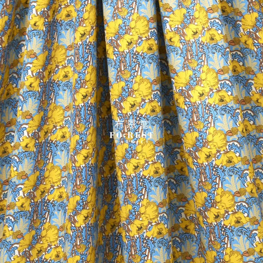 Liberty Of London (Silk Satin) - Clementina Fabric Silk Satin