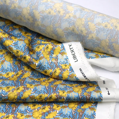 Liberty Of London (Silk Satin) - Clementina Fabric Silk Satin