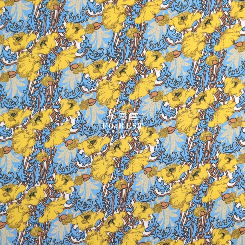 Liberty of London (Silk Satin) - Clementina fabric - FO:REST Fabric 布恩堂Liberty fabrictana lawnjapanese fabricykk zipper