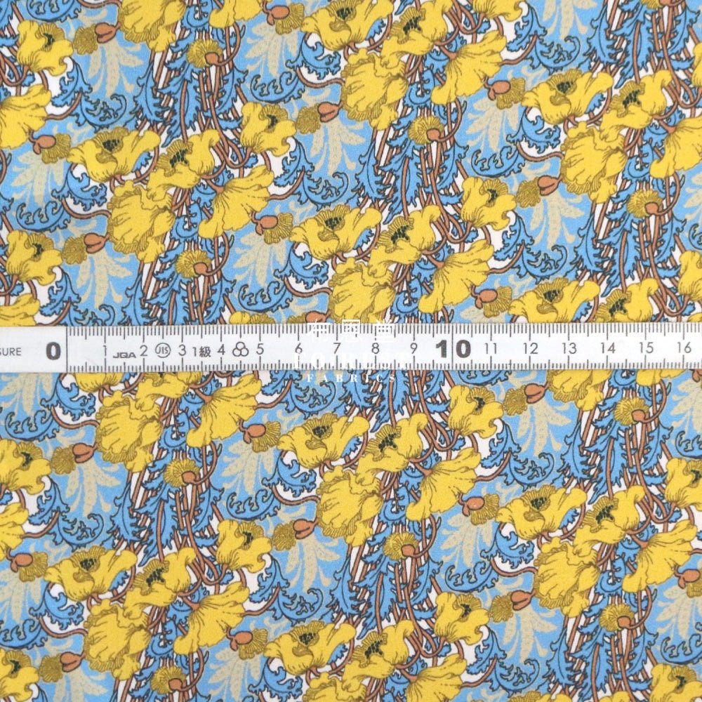 Liberty of London (Silk Satin) - Clementina fabric - FO:REST Fabric 布恩堂Liberty fabrictana lawnjapanese fabricykk zipper