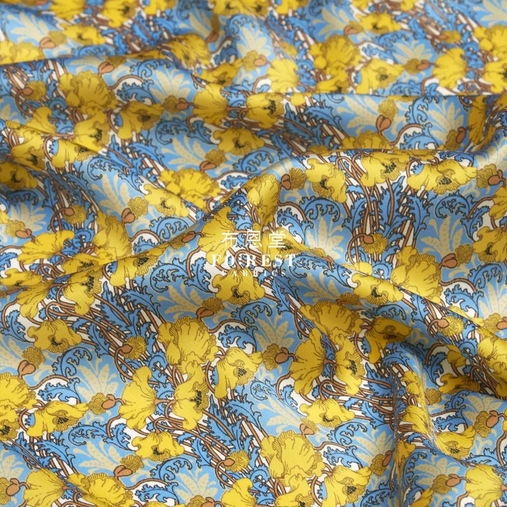 Liberty of London (Silk Satin) - Clementina fabric - FO:REST Fabric 布恩堂Liberty fabrictana lawnjapanese fabricykk zipper