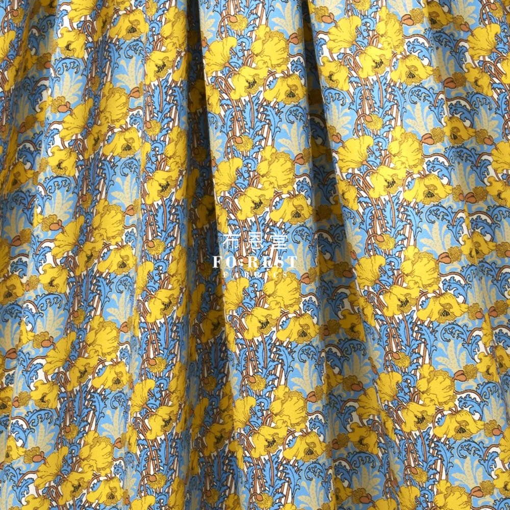 Liberty of London (Silk Satin) - Clementina fabric - FO:REST Fabric 布恩堂Liberty fabrictana lawnjapanese fabricykk zipper
