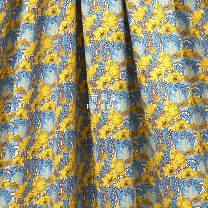 Liberty of London (Silk Satin) - Clementina fabric - FO:REST Fabric 布恩堂Liberty fabrictana lawnjapanese fabricykk zipper