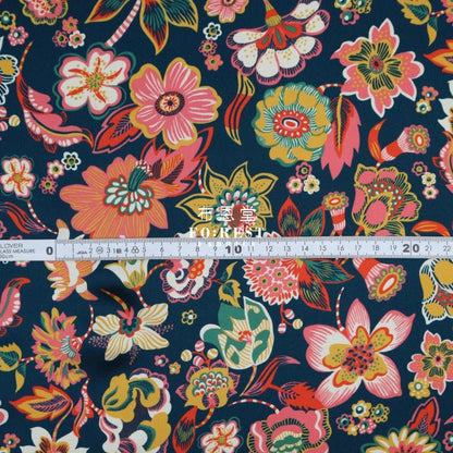 Liberty of London (Silk Satin) - Delft Dream fabric - FO:REST Fabric 布恩堂Liberty fabrictana lawnjapanese fabricykk zipper