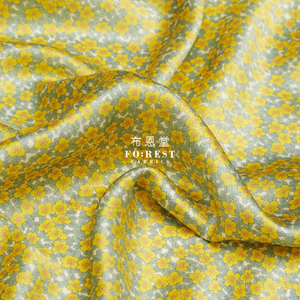 Liberty Of London (Silk Satin) - Ffion Fabric Silk Satin