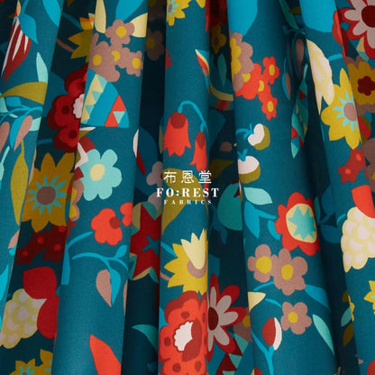 Liberty Of London (Silk Satin) - Floral Ballet Fabric Silk Satin