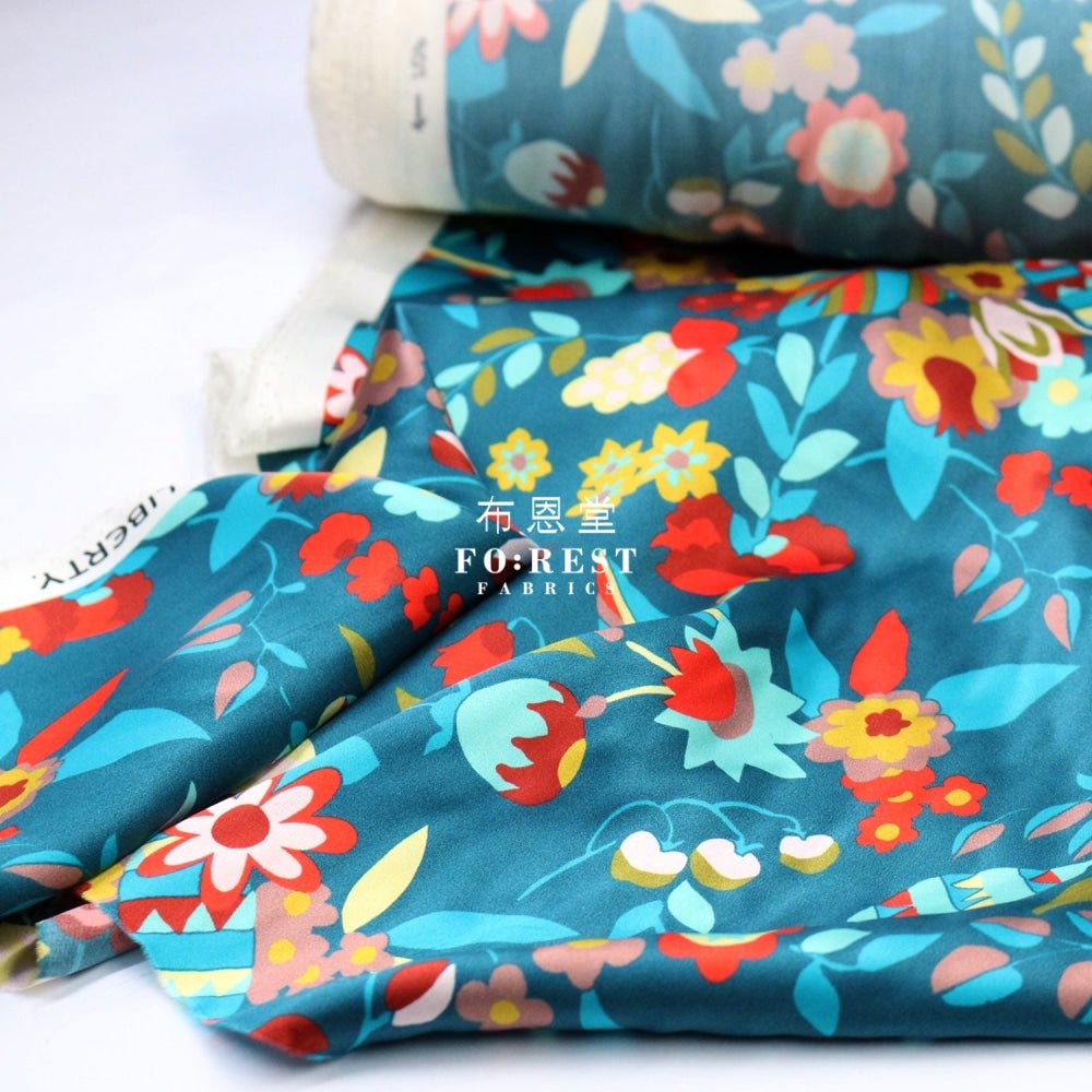 Liberty of London (Silk Satin) - Floral Ballet fabric - FO:REST Fabric 布恩堂Liberty fabrictana lawnjapanese fabricykk zipper