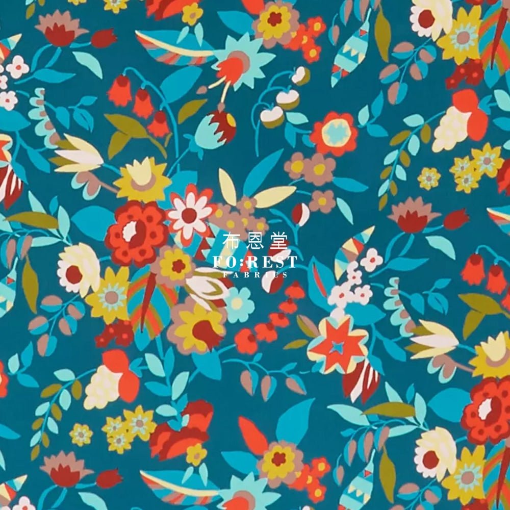 Liberty of London (Silk Satin) - Floral Ballet fabric - FO:REST Fabric 布恩堂Liberty fabrictana lawnjapanese fabricykk zipper