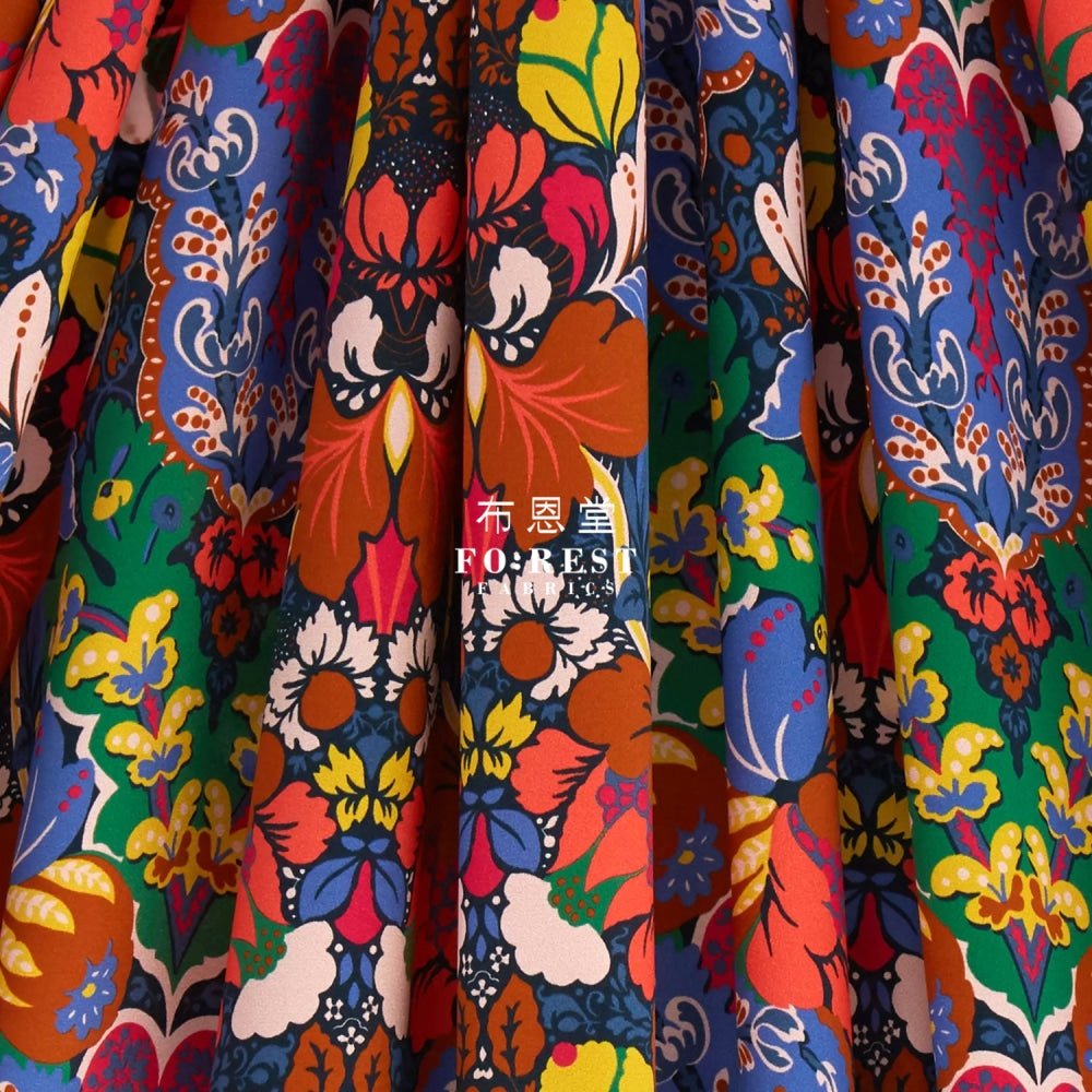 Liberty of London (Silk Satin) - Glastonbury fabric - FO:REST Fabric 布恩堂Liberty fabrictana lawnjapanese fabricykk zipper