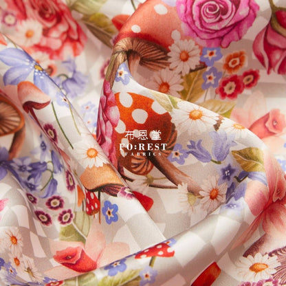 Liberty of London (Silk Satin) - Land of Make Believe fabric - FO:REST Fabric 布恩堂Liberty fabrictana lawnjapanese fabricykk zipper