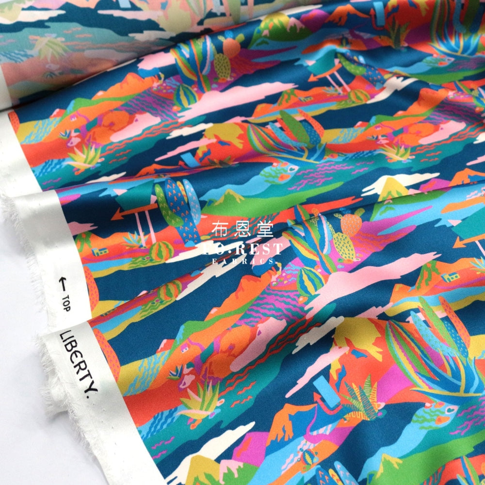 Liberty Of London (Silk Satin) - Nirvana Fabric Silk Satin