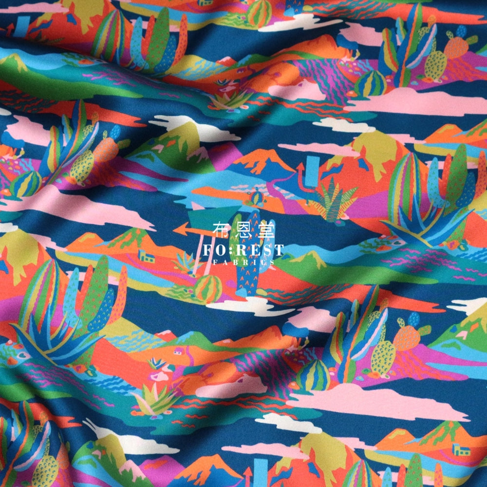 Liberty Of London (Silk Satin) - Nirvana Fabric Silk Satin