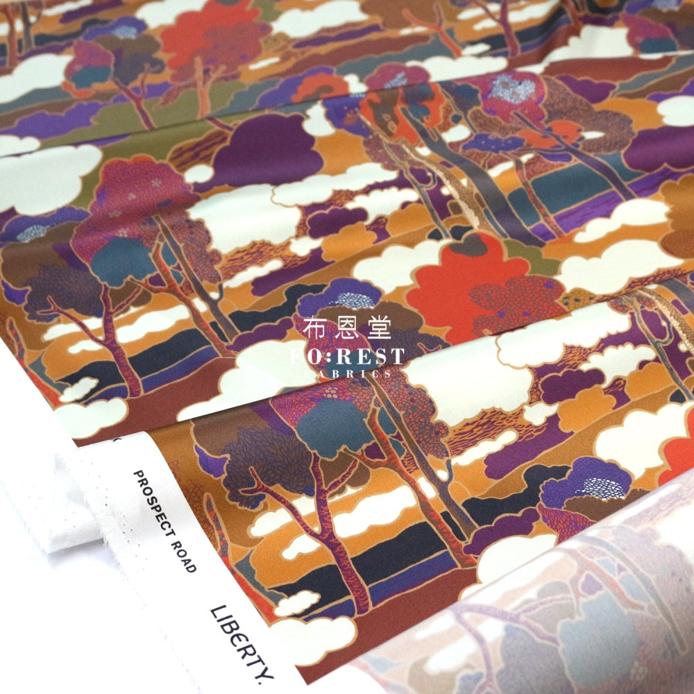 Liberty Of London (Silk Satin) - Prospect Road Fabric Silk Satin