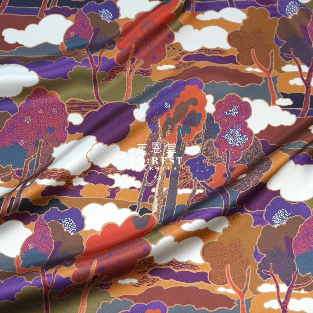Liberty Of London (Silk Satin) - Prospect Road Fabric Silk Satin