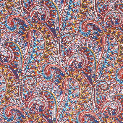 Liberty of London (Silk Satin) - Tropical Prince fabric Red - FO:REST Fabric 布恩堂Liberty fabrictana lawnjapanese fabricykk zipper