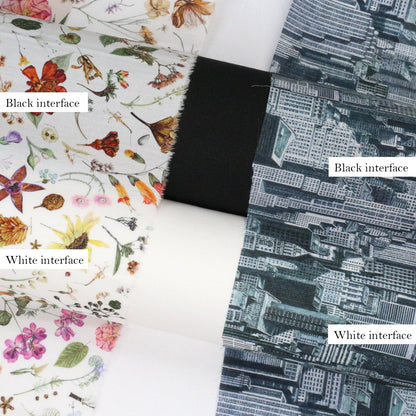 Lightweight Woven fusible interfacing fabric 服裝布襯 - FO:REST Fabric 布恩堂Liberty fabrictana lawnjapanese fabricykk zipper