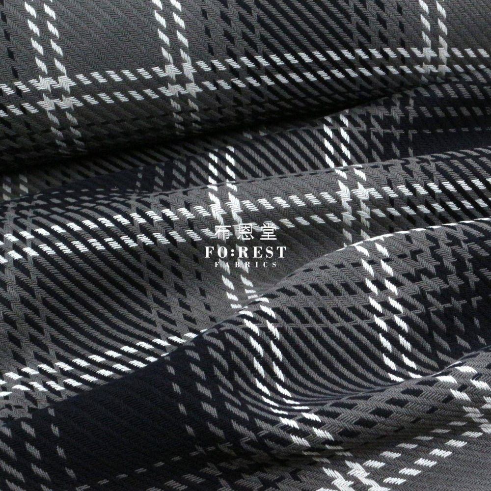 Loomcraft - BLACK fabric - FO:REST Fabric 布恩堂Liberty fabrictana lawnjapanese fabricykk zipper