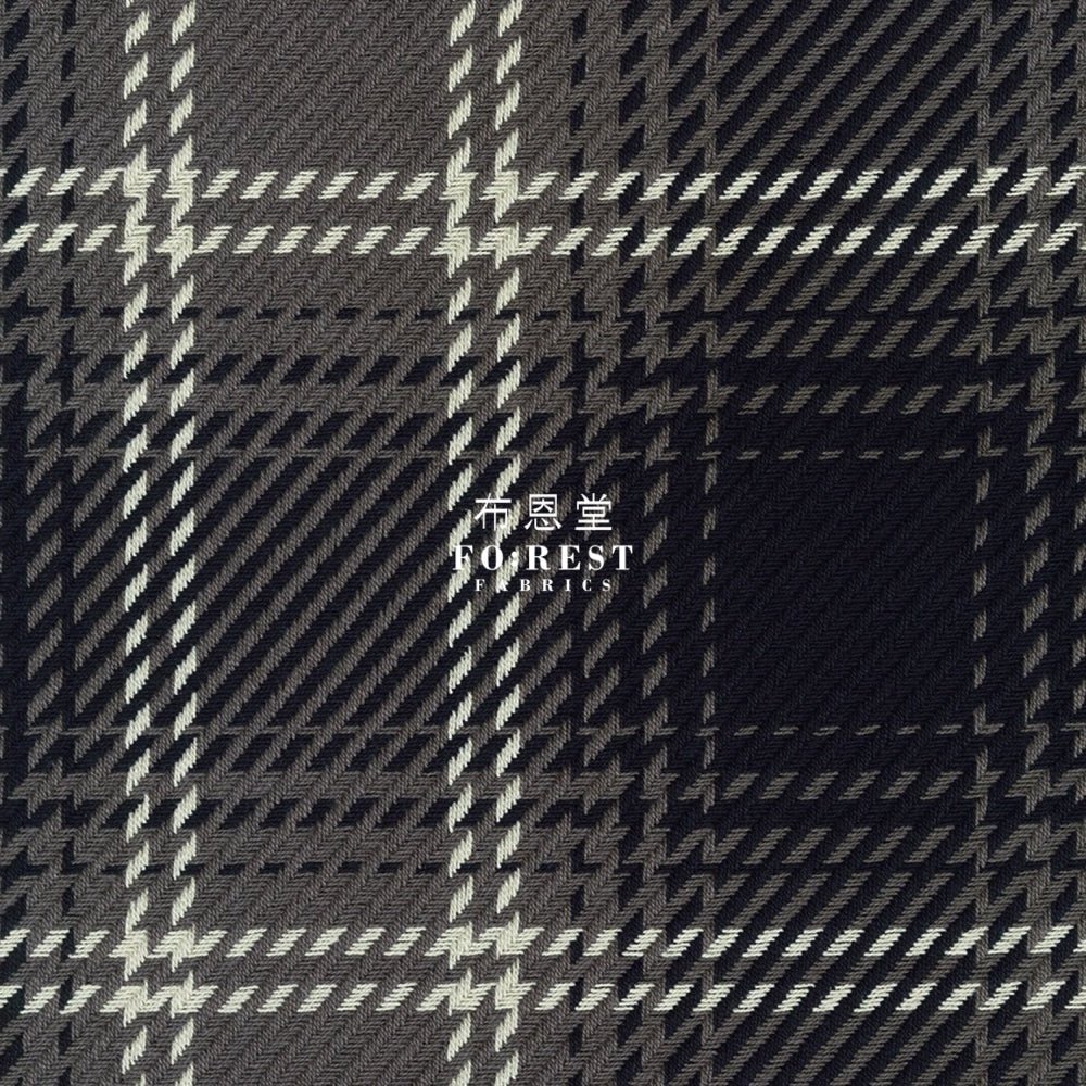 Loomcraft - BLACK fabric - FO:REST Fabric 布恩堂Liberty fabrictana lawnjapanese fabricykk zipper