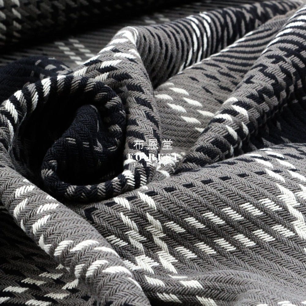 Loomcraft - BLACK fabric - FO:REST Fabric 布恩堂Liberty fabrictana lawnjapanese fabricykk zipper