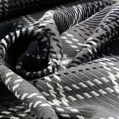 Loomcraft - BLACK fabric - FO:REST Fabric 布恩堂Liberty fabrictana lawnjapanese fabricykk zipper