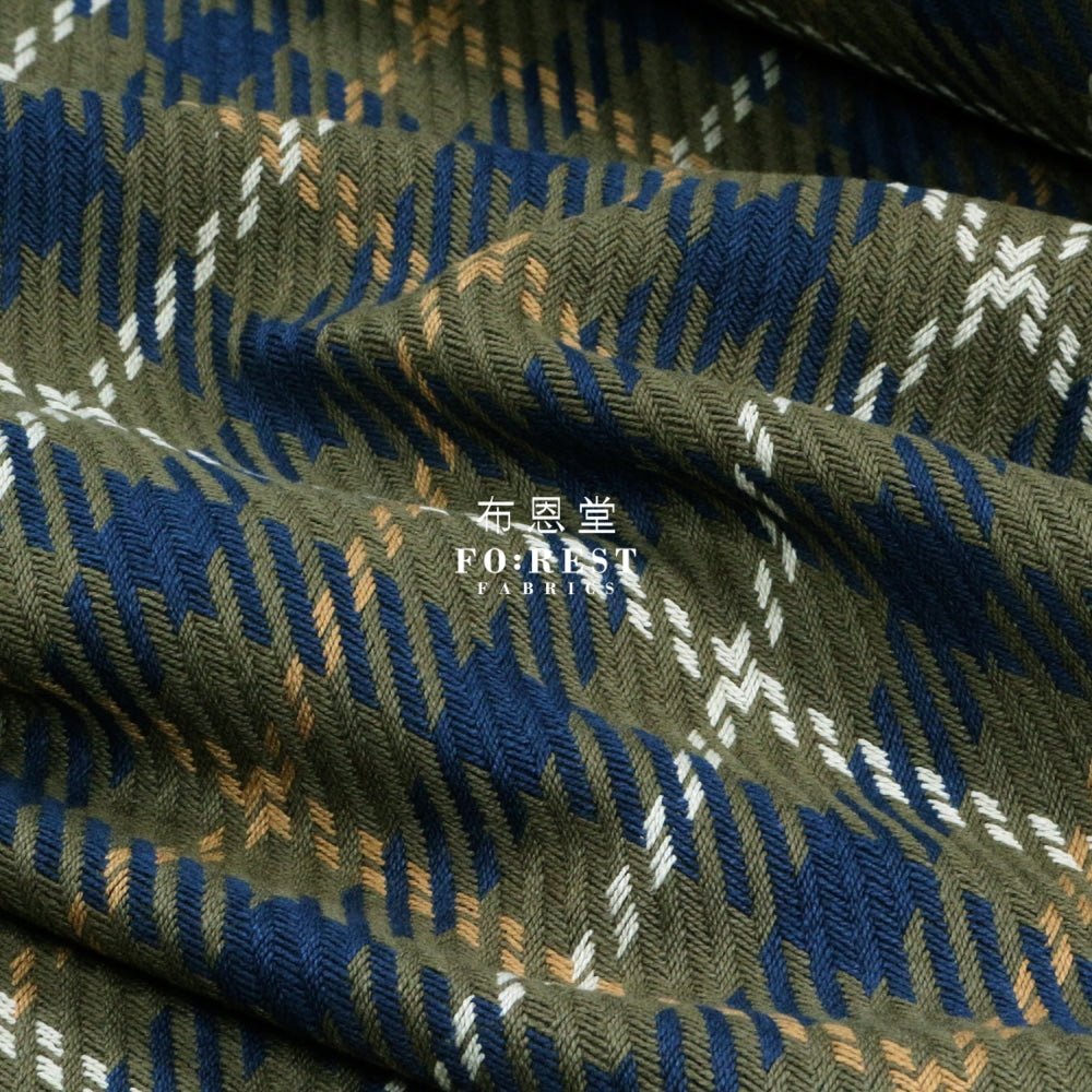 Loomcraft - MOSS fabric - FO:REST Fabric 布恩堂Liberty fabrictana lawnjapanese fabricykk zipper
